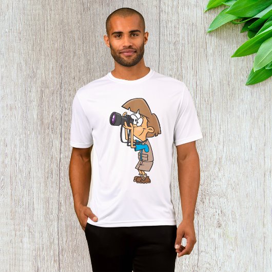 Avontuurlijke Fotograaf Jongen met Camera T-shirt