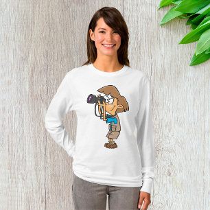 Avontuurlijke Fotograaf Jongen met Camera T-shirt
