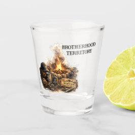 Avontuurlijke hutreis vrijgezellenfeest rustieke k shot glas