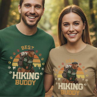 Avontuurlijke Ierse Terrier Wandelaar Wildernis Ve T-shirt