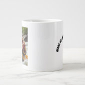 Avontuurlijke kapucijnapen Whitewater Rafting Grote Koffiekop (Voorkant)