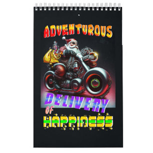 Avontuurlijke levering van geluk kalender