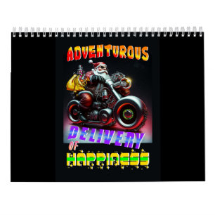 Avontuurlijke levering van geluk kalender