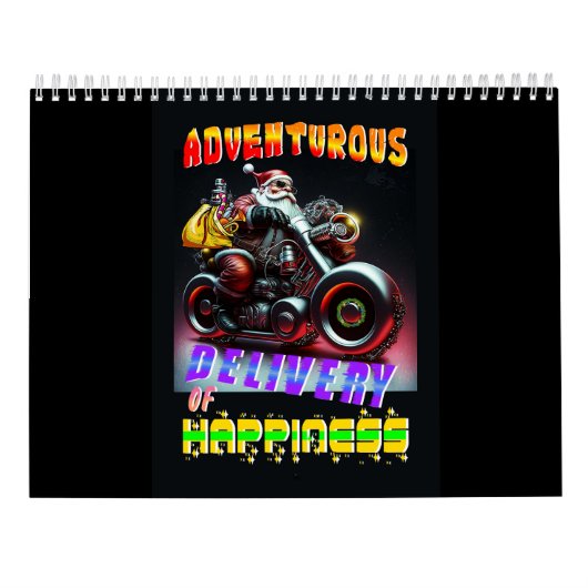 Avontuurlijke levering van geluk kalender (Achterkant)