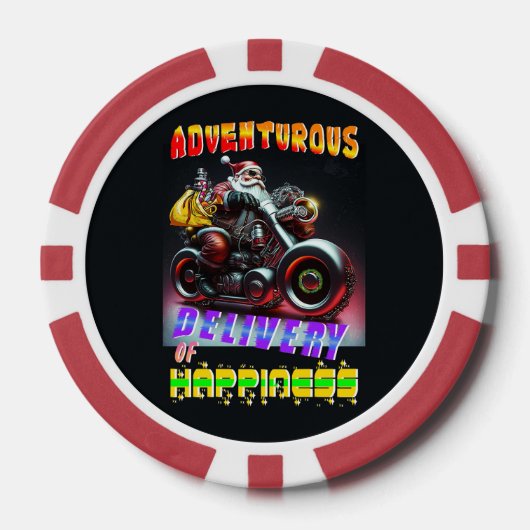Avontuurlijke levering van geluk poker chips (Voorkant)