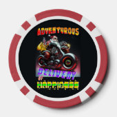 Avontuurlijke levering van geluk poker chips (Achterkant)