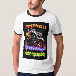 Avontuurlijke levering van geluk t-shirt