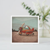 Avontuurlijke lucht - Mini Print (Staand voorkant)