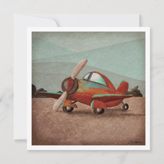 Avontuurlijke lucht - Mini Print (Voorkant)