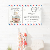 Avontuurlijke Onederful Reis Post Verzending Spandoek (Insitu)