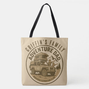 Avontuurlijke Papa – WEEKEND EXPEDITIE CLUB Tote Bag