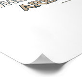 Avontuurlijke Quote Poster - Typografische Wandkun (Hoek)