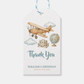 Avontuurlijke reizen Little Explorer Verjaardag Cadeaulabel (Voorkant)