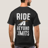 Avontuurlijke Rijder Ride Beyond Limits T-shirt (Achterkant)