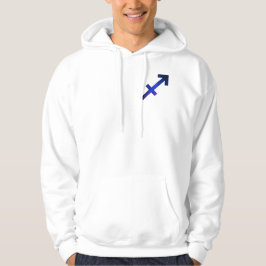 Avontuurlijke Sagittarius Sky – Paarse & Blauwe Ko Hoodie