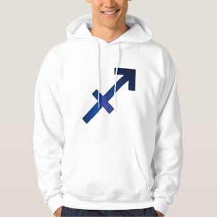 Avontuurlijke Sagittarius Sky – Paarse & Blauwe Ko Hoodie