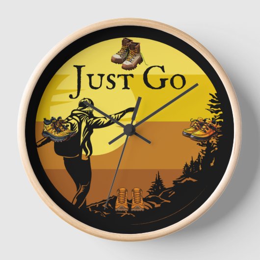 Avontuurlijke tijd "Just Go" (Voorkant)