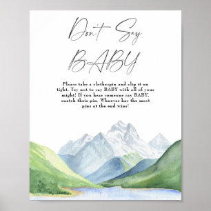 Avontuurlijke tijd! - Zeg niet baby Poster