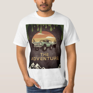 Avontuurlijke trackinglange drive vibes t-shirt