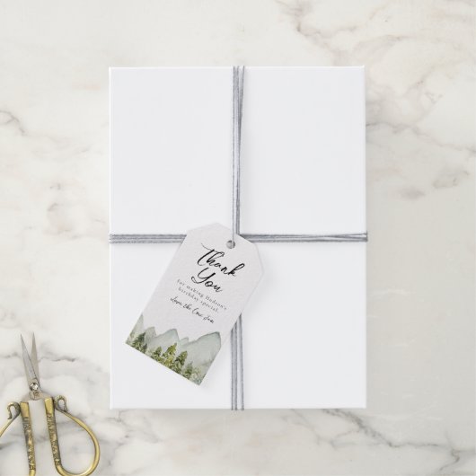 Avontuurlijke verjaardagsfeest cadeautaggen cadeaulabel (Met Touw)