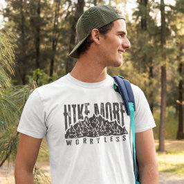 Avontuurlijke Wandeling Meer Camping Ontdek Natuur T-shirt