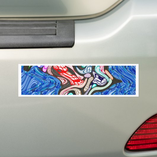 avontuurreis naar Geheim Foresistente Island Bumpersticker (Op auto)