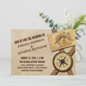 avontuuruitnodiging kaart (Staand voorkant)