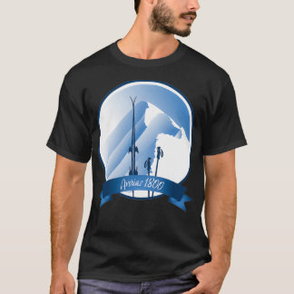 Avoriaz 1800 Alps ski lewarddesign T-shirt