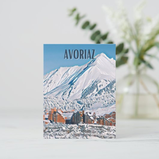 Avoriaz Briefkaart (Staand voorkant)
