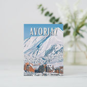 Avoriaz Briefkaart (Staand voorkant)