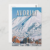 Avoriaz Briefkaart (Voorkant / Achterkant)