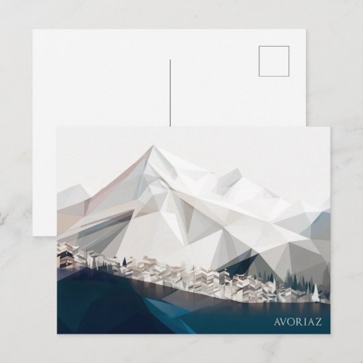 Avoriaz Briefkaart (Voorkant / Achterkant)