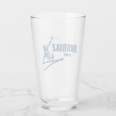 Avoriaz France Skier Glas (Achterkant)