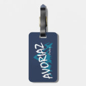 Avoriaz Frankrijk Bergen Bagagelabel (Achterkant verticaal)