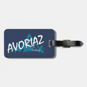 Avoriaz Frankrijk Bergen Bagagelabel