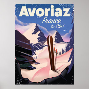 Avoriaz, Franse skiposter Poster