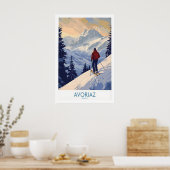 Avoriaz Ski-poster Frankrijk 1 Poster (Keuken)