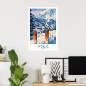 Avoriaz Ski-poster Frankrijk Print 1 (Thuiskantoor)