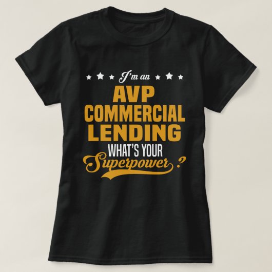 AVP Commerciële leningen T-shirt (Design voorkant)