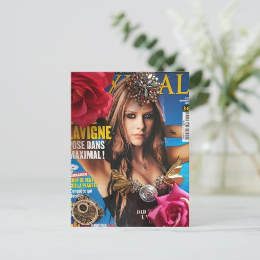 Avril Lavigne Briefkaart (Staand voorkant)