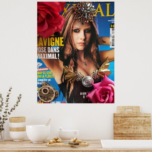 Avril Lavigne Poster (Keuken)