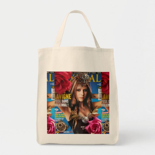 Avril Lavigne Sac-alles Tote Bag (Voorkant)