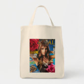 Avril Lavigne Tote bag Floral Rock Collection (Voorkant)
