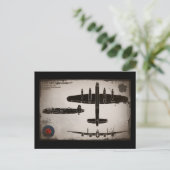 Avro 683 Lancaster 1 Briefkaart (Staand voorkant)