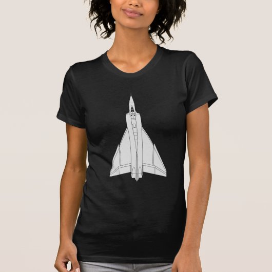 Avro Arrow Blueprint T-shirt (Voorkant)