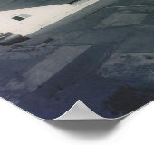 Avro Arrow — RL201 in vlucht Poster (Hoek)