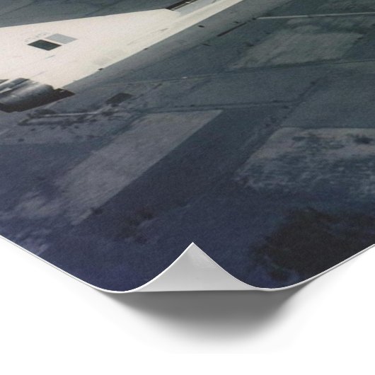 Avro Arrow — RL201 in vlucht Poster (Hoek)