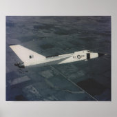 Avro Arrow — RL201 in vlucht Poster (Voorkant)