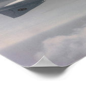 Avro Arrow — RL202 in vlucht 'left pitch' Poster (Hoek)
