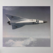 Avro Arrow — RL202 in vlucht 'left pitch' Poster (Voorkant)